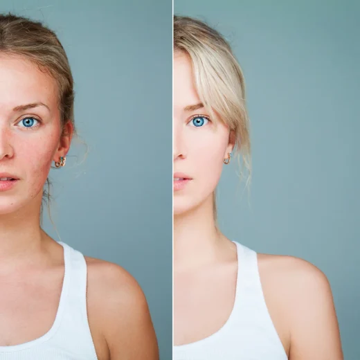 model image retouching